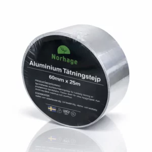 Polikarbonato sandarinimo juosta, aliumininė - 60 mm, 25 m