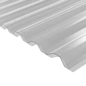 Polikarbonato stogo danga GR 76/16 – skaidrus trapecinis, UV (1064 mm)